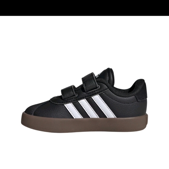 Adidas Kid's Unisex VL Court 3.0 CF I Leather Sneaker - Picture 7 of 9